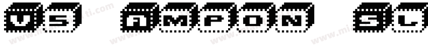 V5 Ampon Slanted字体转换